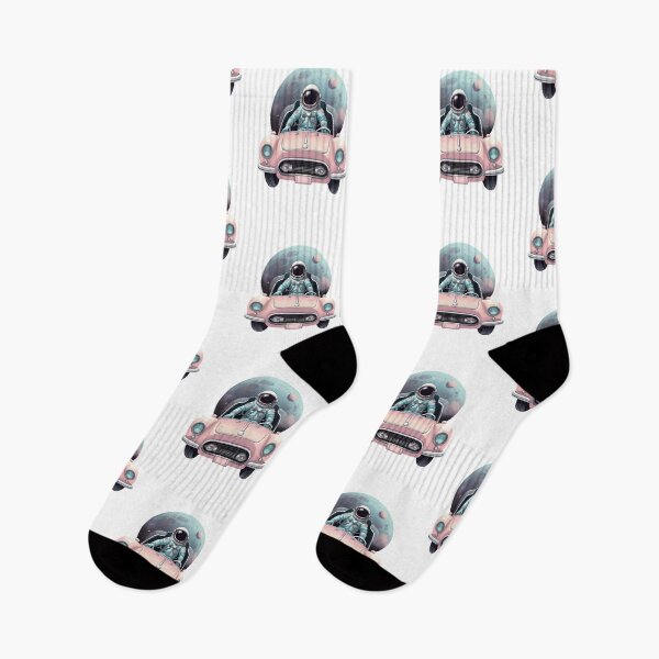 Item preview, Astronaut driving a oldtimer car designed and sold by EtherealDesires.
