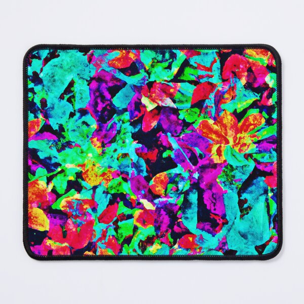 Item preview, Chic Neon Leaf Bliss: Vibrant Pattern designed and sold by Health And Fitness Posts e-Store.