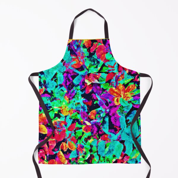 Item preview, Chic Neon Leaf Bliss: Vibrant Pattern designed and sold by Health And Fitness Posts e-Store.