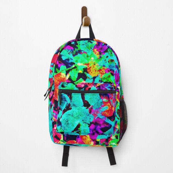 Item preview, Chic Neon Leaf Bliss: Vibrant Pattern designed and sold by Health And Fitness Posts e-Store.