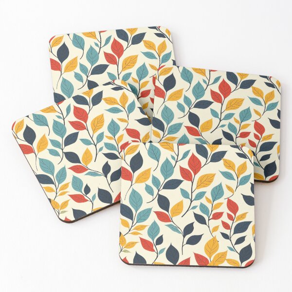 Item preview, Colorful Botanical Leaf Pattern designed and sold by ColorfulVanilla.