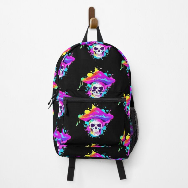 Item preview, Pirate Skull Neon Vibrant designed and sold by TheRealmWithin.