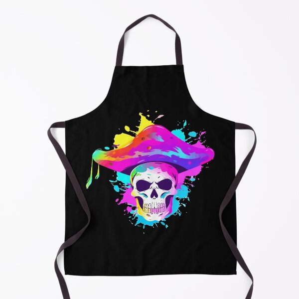 Item preview, Pirate Skull Neon Vibrant designed and sold by TheRealmWithin.