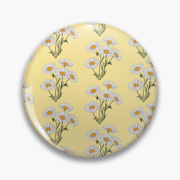 Item preview, Daisy Flowers Pattern on Yellow designed and sold by PatternInArt.