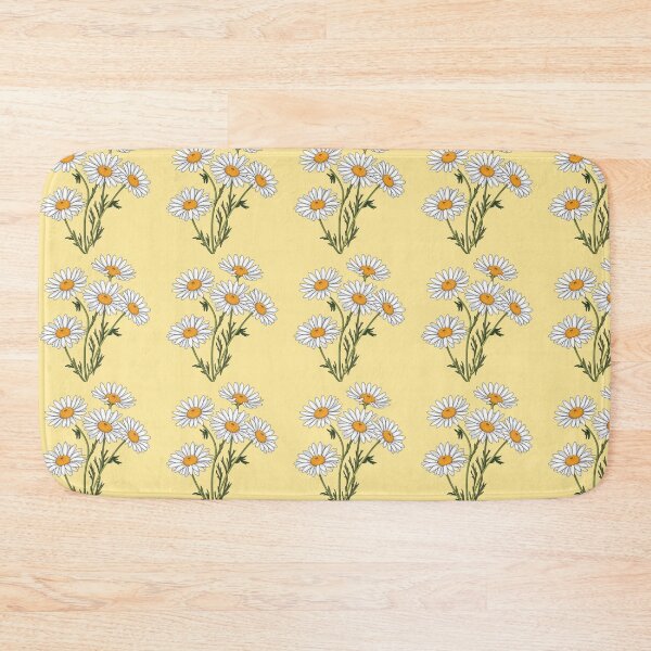 Item preview, Daisy Flowers Pattern on Yellow designed and sold by PatternInArt.