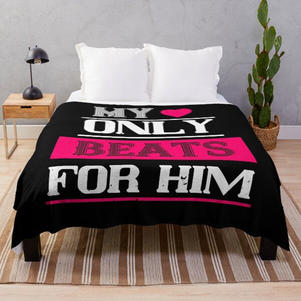 Item preview, My Love Only Beats For Him Funny Gifts designed and sold by Kegenth.