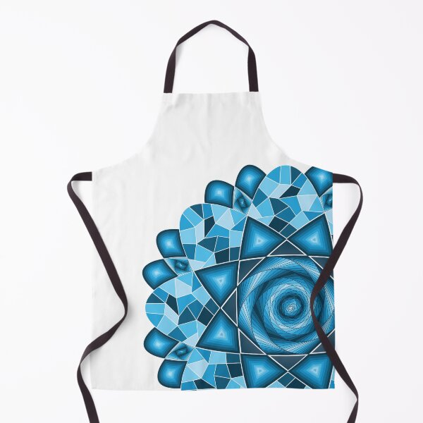 Item preview, Blue Geometric Flower From Elipses designed and sold by DHTDesigns.