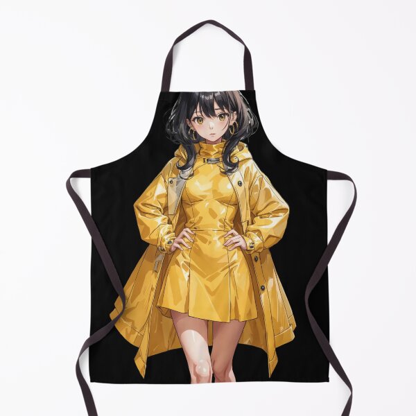 Item preview, Yellow Coat Anime Girl designed and sold by Loklish.