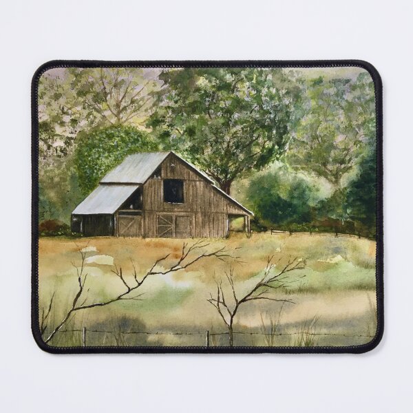 Item preview, Old Grey Barn - Art by Gretchen Leah designed and sold by Brokenoakranch.