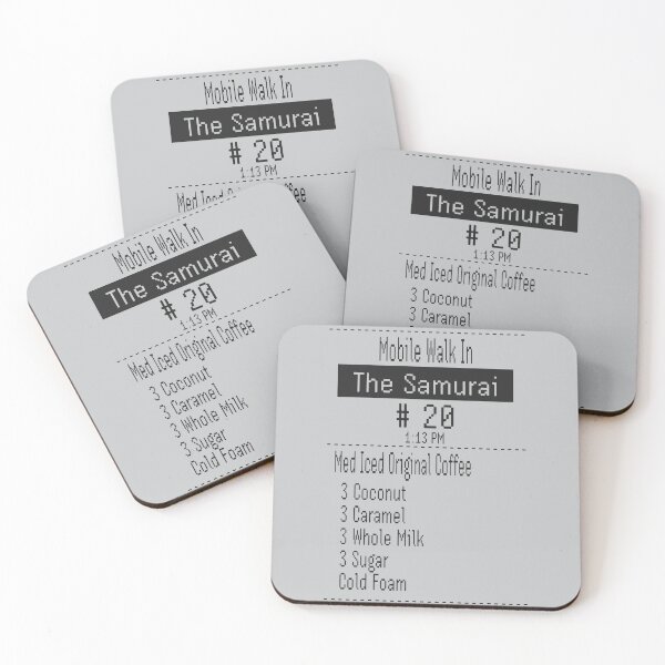 Item preview, Dunkin' Receipt Sticker designed and sold by Ash-Samurai.