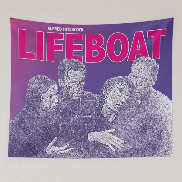 Item preview, Alfred Hitchcock, Lifeboat, film designed and sold by Mauswohn.