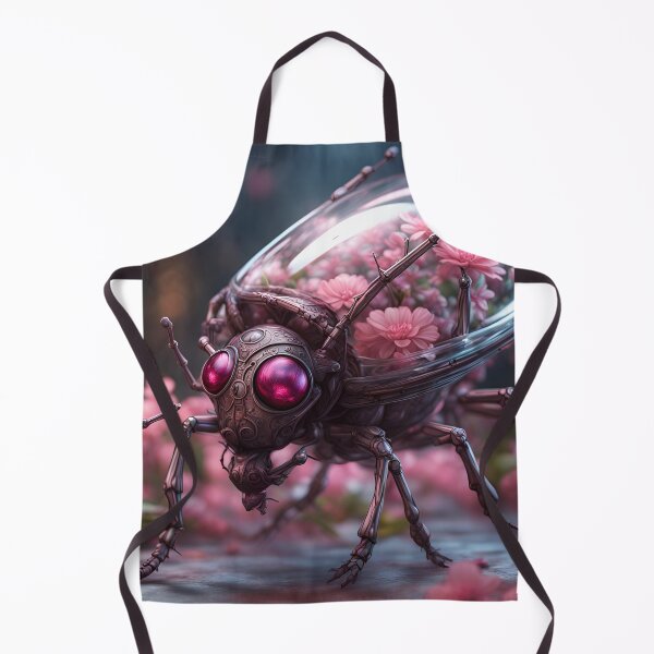 Item preview, A Glass Bug With Blooming Pink Petals designed and sold by MoriFantasy.