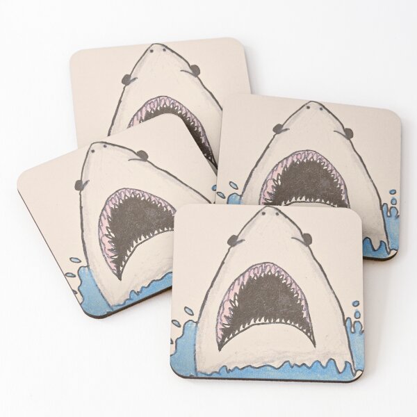 Item preview, shark drawing designed and sold by EandADesigns.