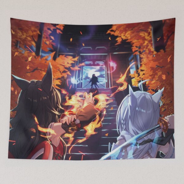 Item preview, Hololive  Alternative Shirakami Fubuki Ookami Mio designed and sold by MalakShams.