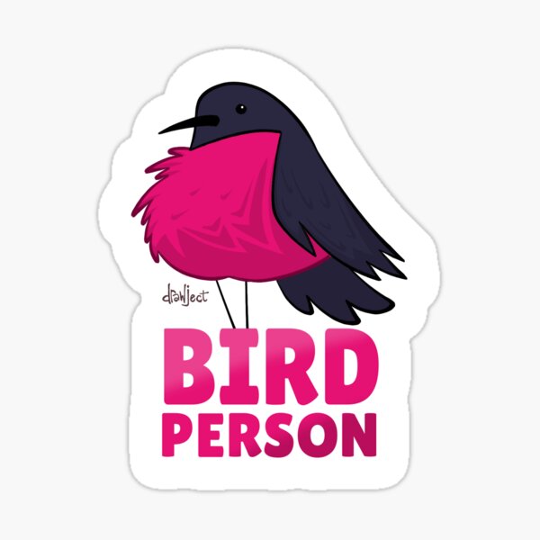 Bird Person Sticker