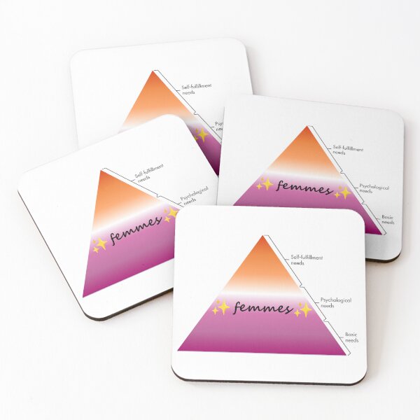 Item preview, Femmes - Lesbian hierarchy of needs designed and sold by awwwwww.