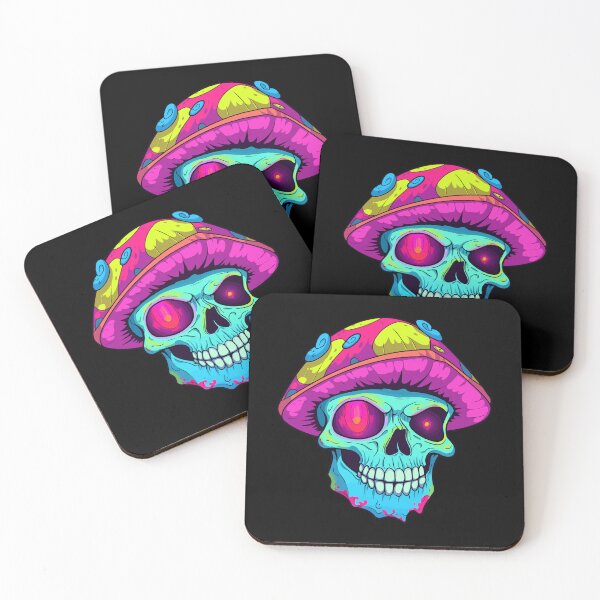 Item preview, Trippy Mushroom Skull designed and sold by TheRealmWithin.