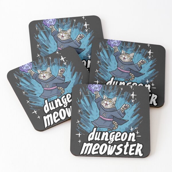Item preview, The Dungeon Meowster - DnD Player & Cat Lover, Cat Pun, Cat Meme designed and sold by PrintShangri-La.
