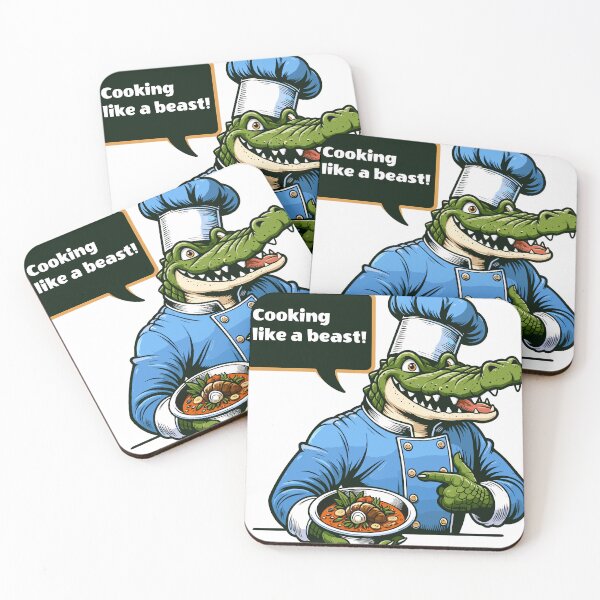 Item preview, Chef Crocodile Serving Gourmet Meal designed and sold by Norgen.