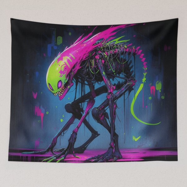 Item preview, Neon Creature 1  designed and sold by Dawn van Doorn.