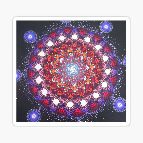 Circus Mandala Sticker