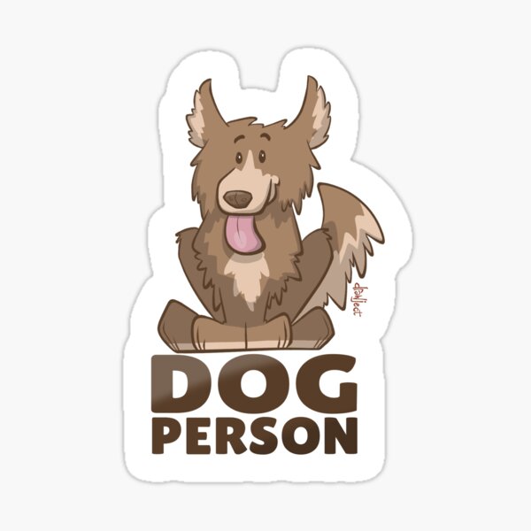 Dog Person Sticker