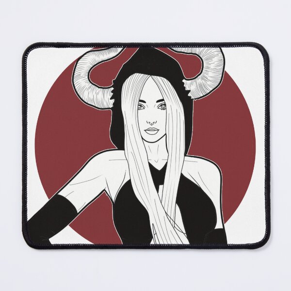Item preview, Demon girl portrait designed and sold by Hedon77.