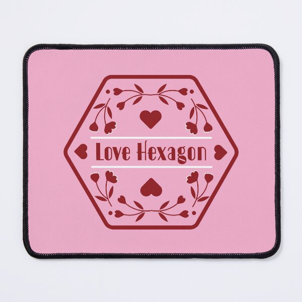 Item preview, Love Triangle (Hexagon) | Book Tropes | Book themed designed and sold by ArtistryWhims.