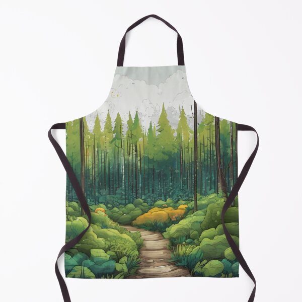 Item preview, Cartoon forest with a path designed and sold by TrendShopToday.