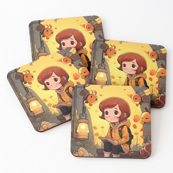 Item preview, Girl on a bench surrounded by honey bees designed and sold by ArrangedDesigns.