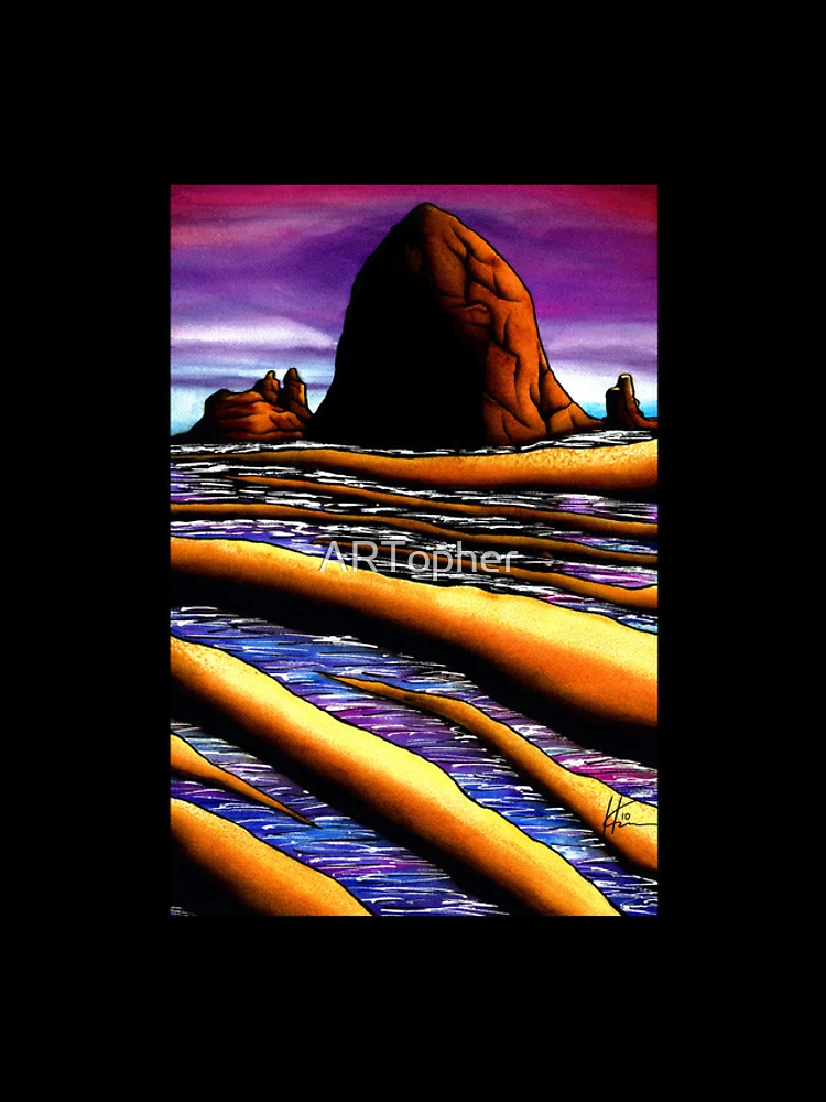 Thumbnail 4 of 4, iPhone Case, HAYSTACK ROCK designed and sold by ARTopher.
