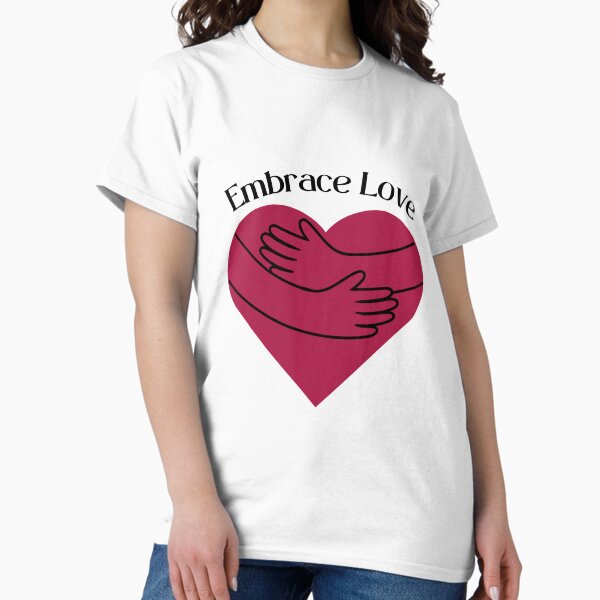 Item preview, Embrace Love — Red Heart With a Hug designed and sold by Glasshalfquirky.
