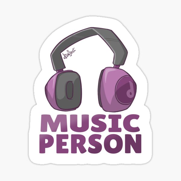 Music Person Sticker