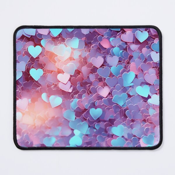 Item preview, Valentine's Day glitter heart collage designed and sold by dcrc.