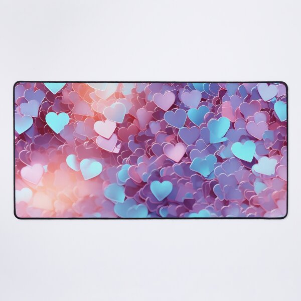 Item preview, Valentine's Day glitter heart collage designed and sold by dcrc.