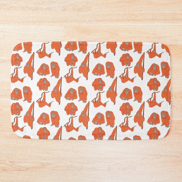 Item preview, Group of Orangutan Surface Pattern designed and sold by HowreSketch.