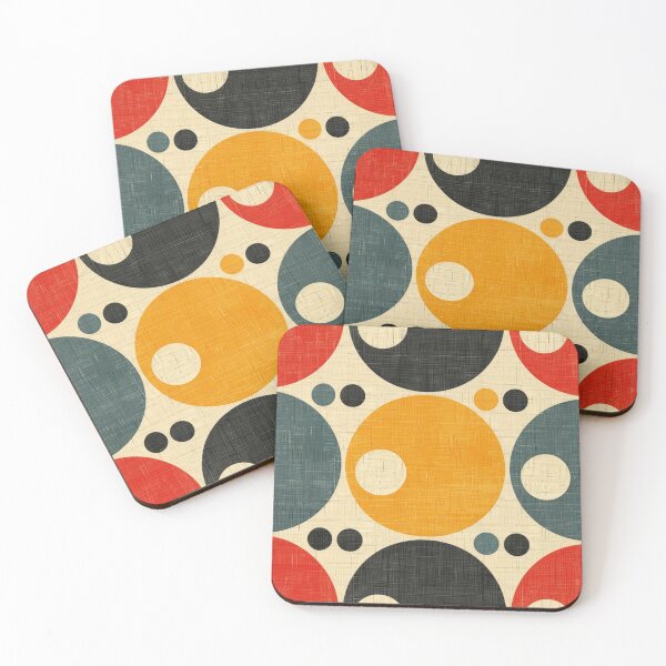 Item preview, Retro Orbital Circles Pattern designed and sold by ColorfulVanilla.