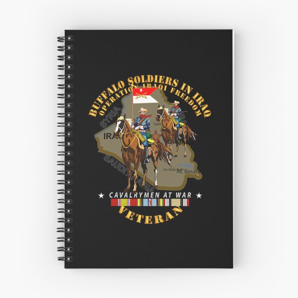 Item preview, Army - Buffalo Soldiers in Iraq - OIF - Cavalrymen at War w IRAQ SVC designed and sold by Military Insignia Products.
