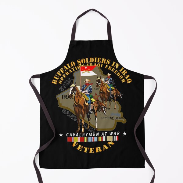 Item preview, Army - Buffalo Soldiers in Iraq - OIF - Cavalrymen at War w IRAQ SVC designed and sold by Military Insignia Products.