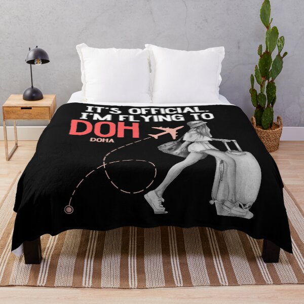 Item preview, It is official. Im flying to Doha DOH designed and sold by youraircraftart.