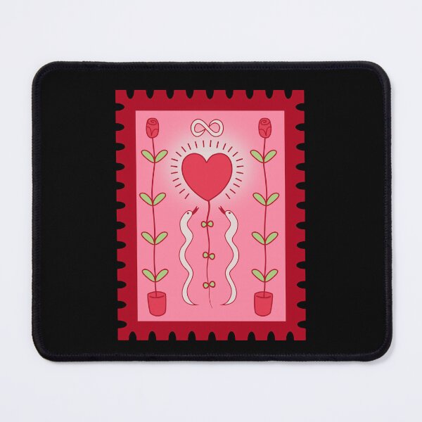 Item preview, snakes is a soulmate together and love is infinity red stamp designed and sold by Jaokonwises.