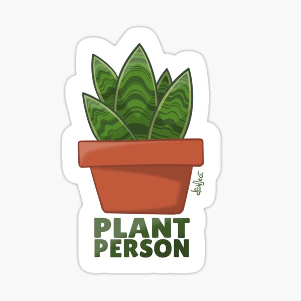 Plant Person Sticker