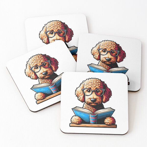 Item preview, Labradoodle Reading designed and sold by Truck Stop One.