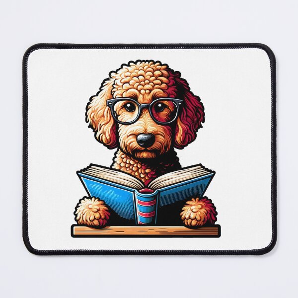 Item preview, Labradoodle Reading designed and sold by Truck Stop One.