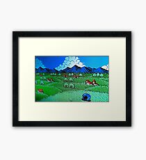 Mega Man 2 Ending Framed Print