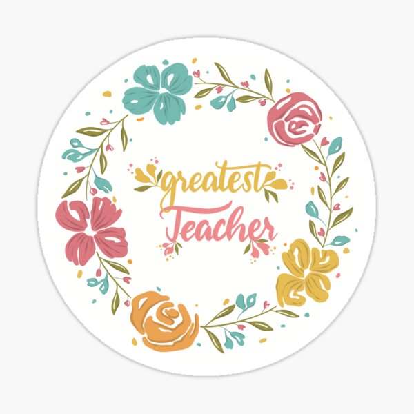 Greatest Teacher Tollste Lehrerin STICKER MAGNETE Sticker
