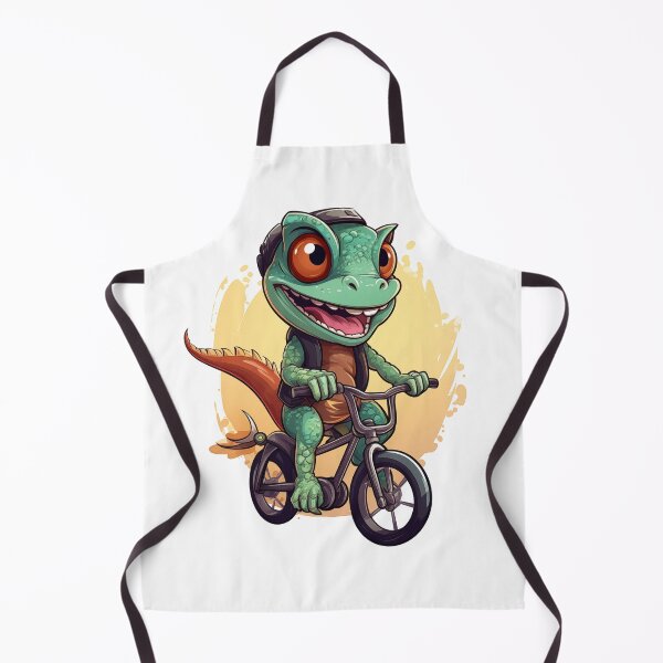 Item preview, Cute Gecko on a Bike designed and sold by VirtualArtGuy.