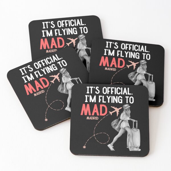 Item preview, It is official. Im flying to Madrid MAD designed and sold by youraircraftart.