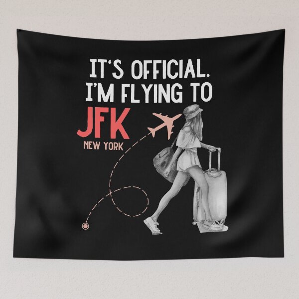 Item preview, It is official. Im flying to New York JFK designed and sold by youraircraftart.
