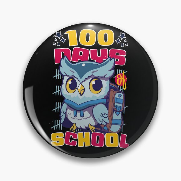 Item preview, 100 Days of school featuring a Cute owl with a bagpack #1 designed and sold by XYDstore.